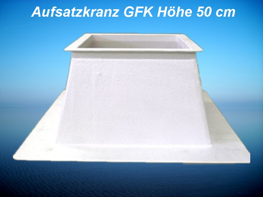 Lichtkuppel Pyramidenform 100 x 100 cm mit Aufsatzkranz