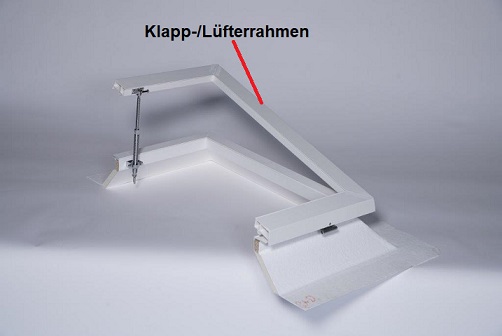 Lichtkuppel 60 x 210 cm mit Aufsatzkranz